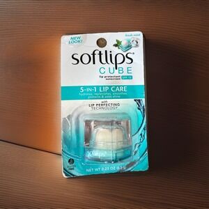 NEW Softlips Cube Fresh Mint 5-in-1 Lip Care Sunscreen Protectant SPF15 Exp 1/17